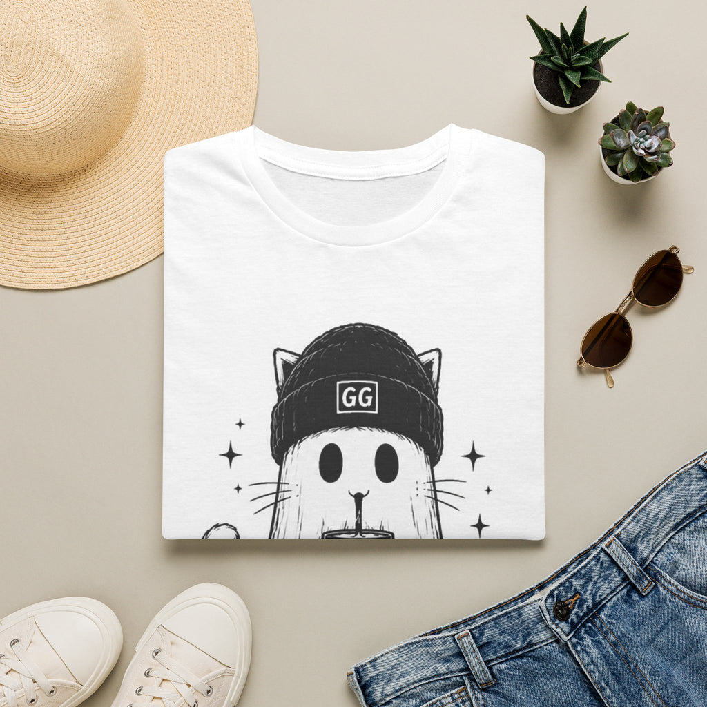 Ghost Garage™ Cat with Beanie Tee