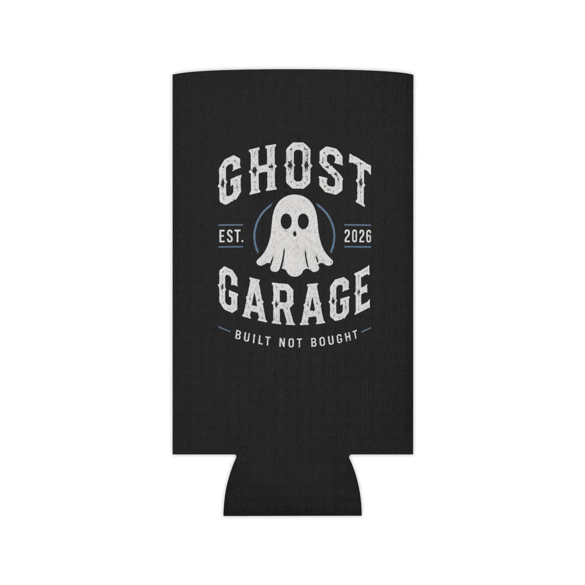 Ghost Garage™ Blue Koozie