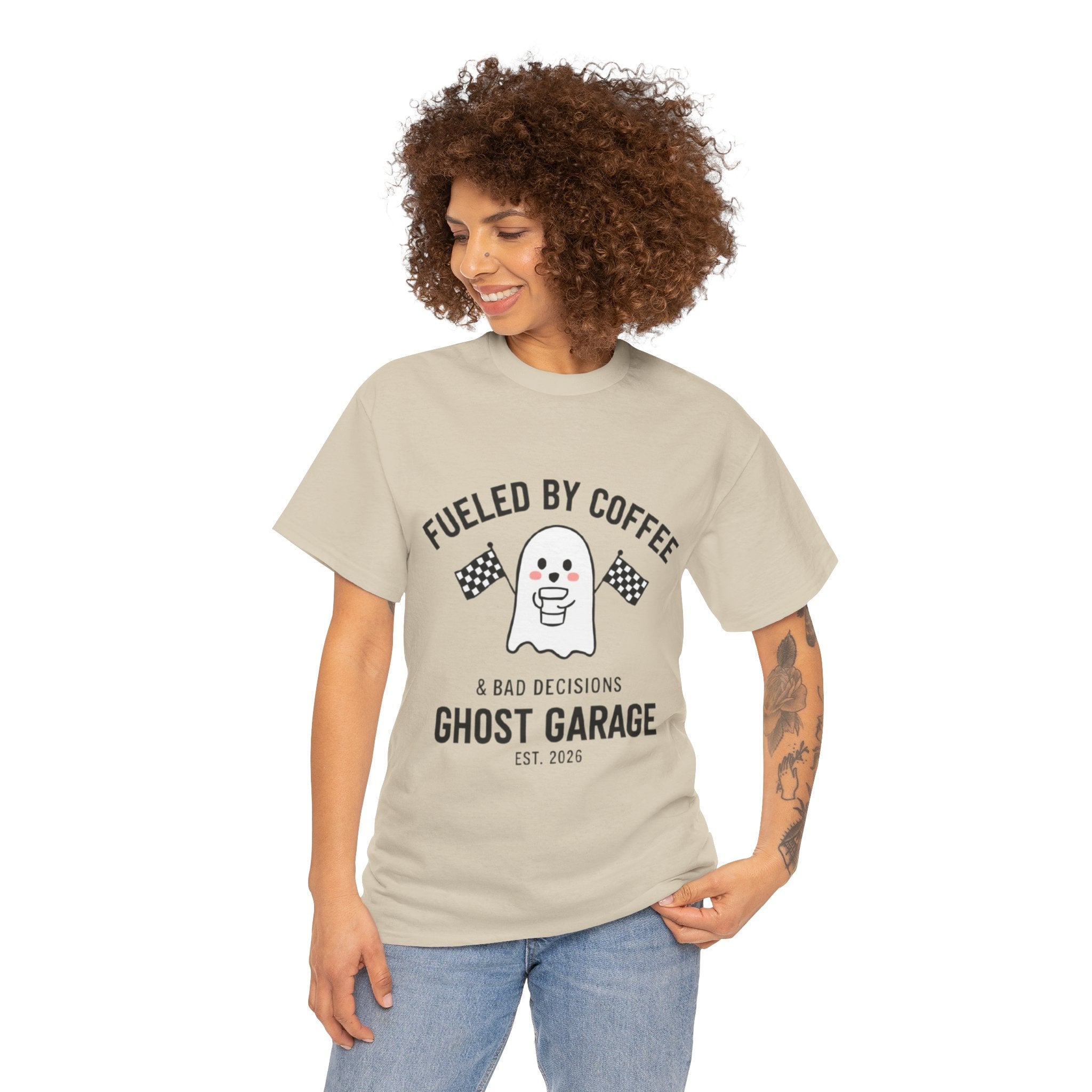 Ghost Garage™ Fueled By Coffee Tee