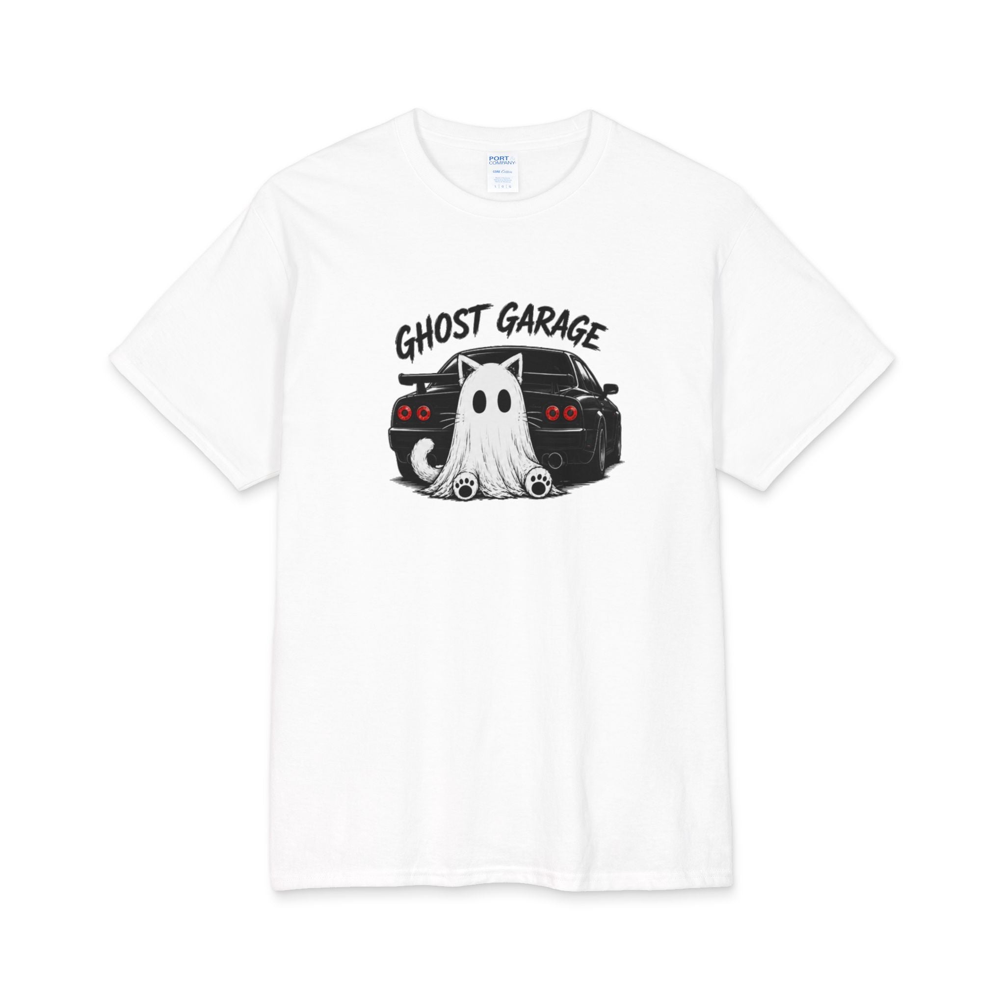 Ghost Garage™ Cat & Car Tee