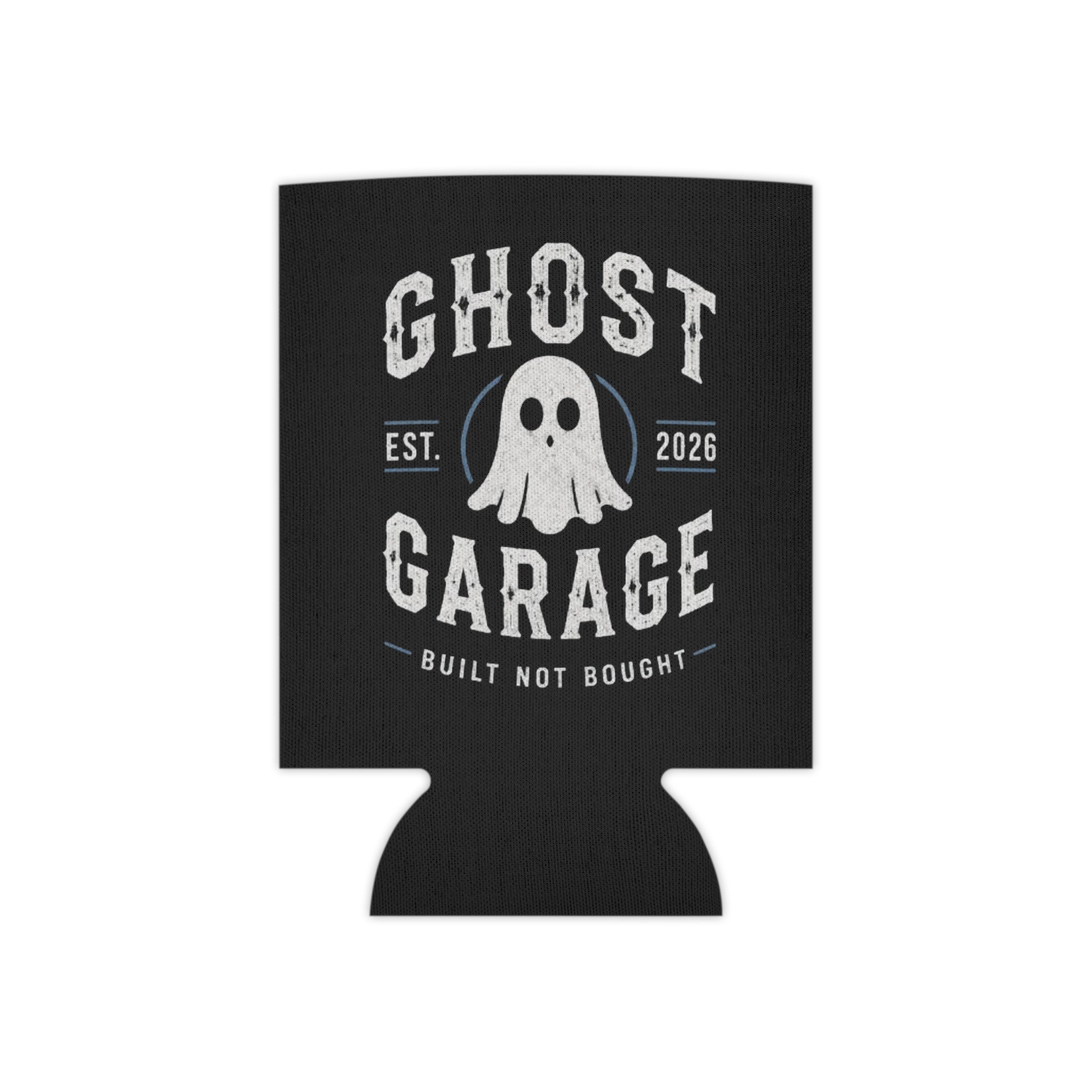 Ghost Garage™ Blue Koozie